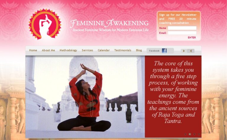 Feminine Awakening Website Development