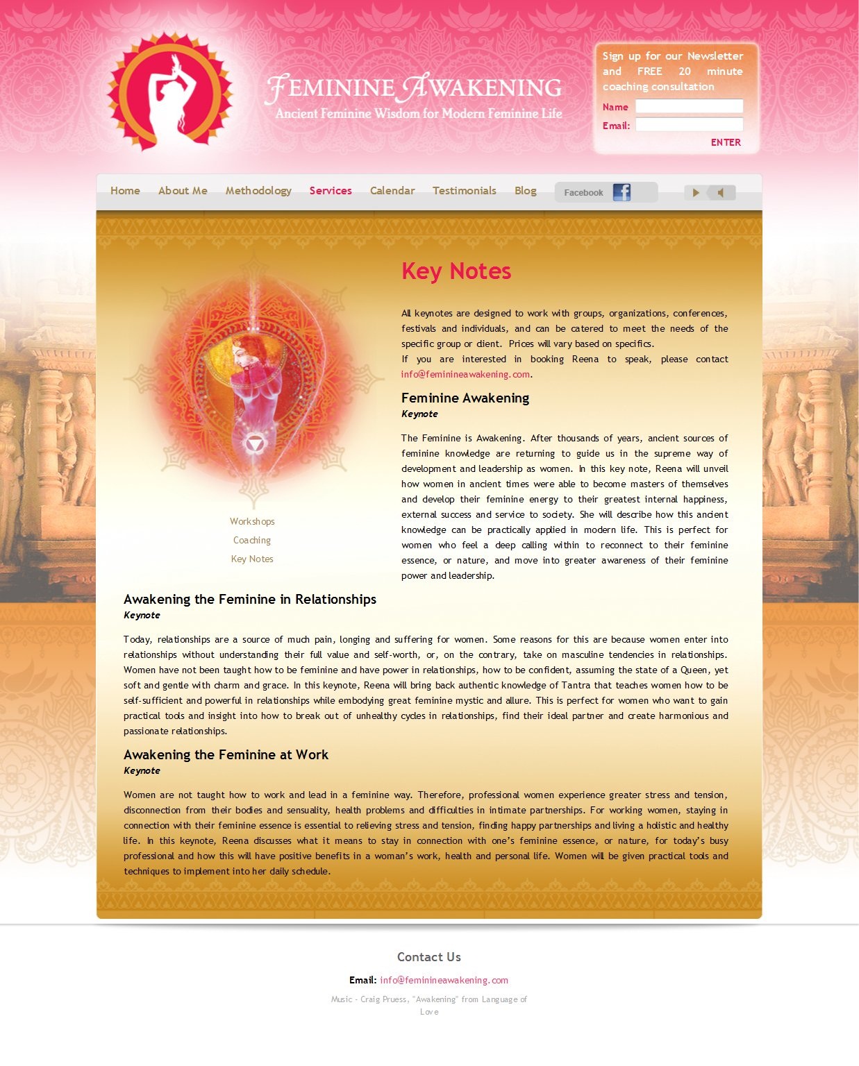 Feminine Awakening – WordPress Development