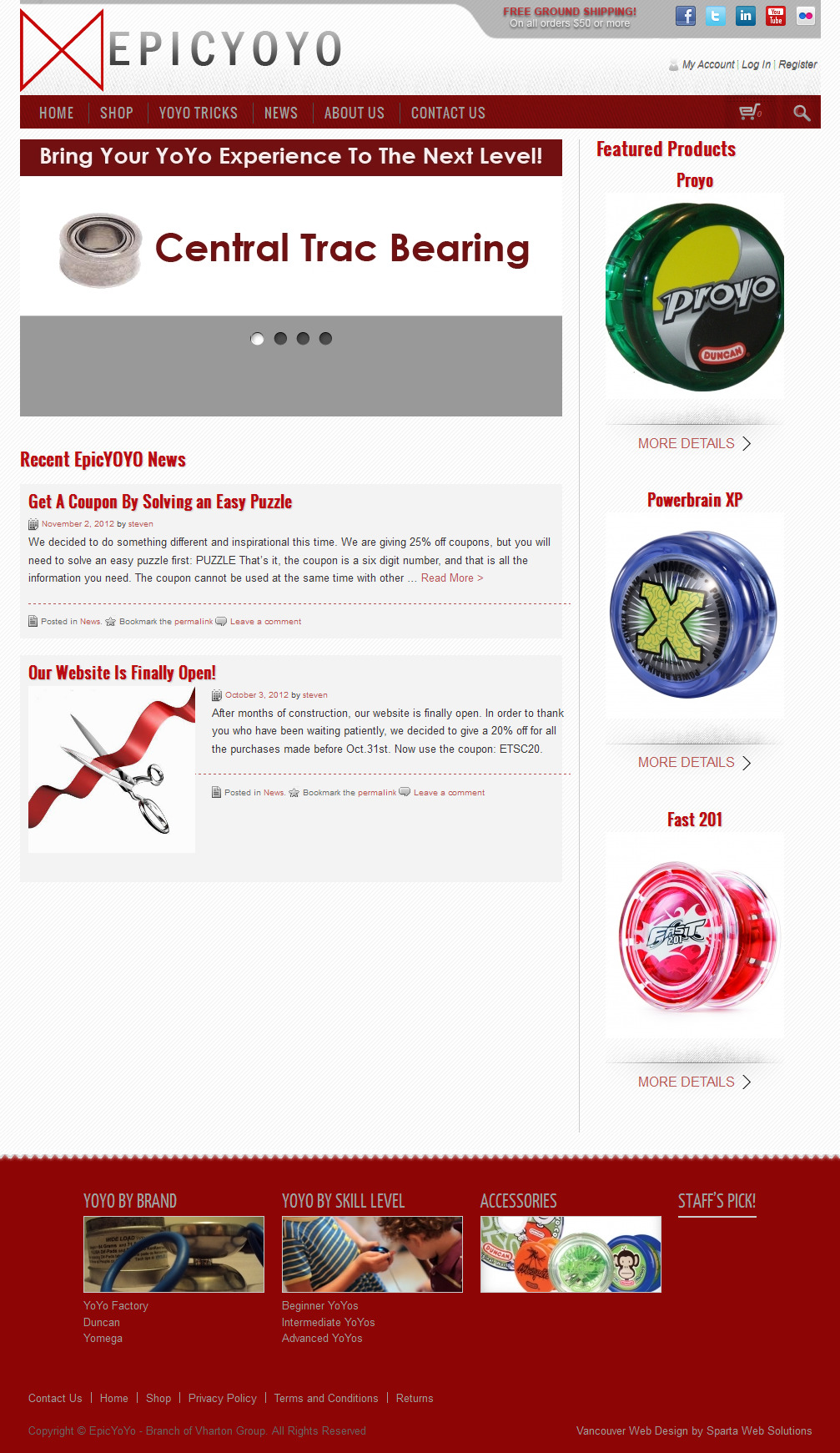 EpicYoyo – Website Branding