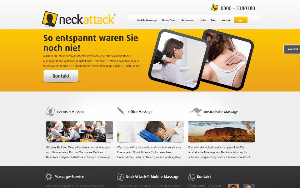 Neck Attack – WordPress Theme Development