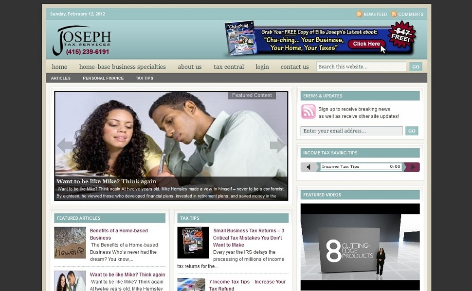 Joseph Tax Services – Website Development