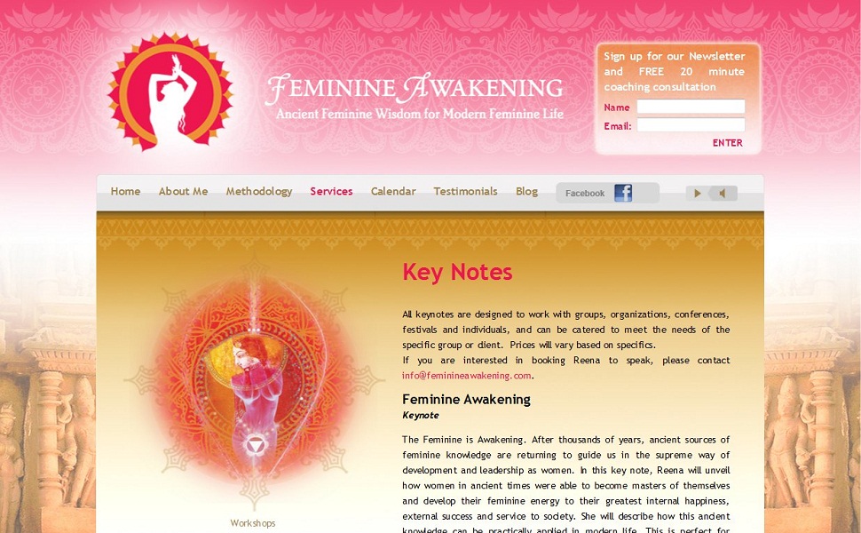 Feminine Awakening – WordPress Development